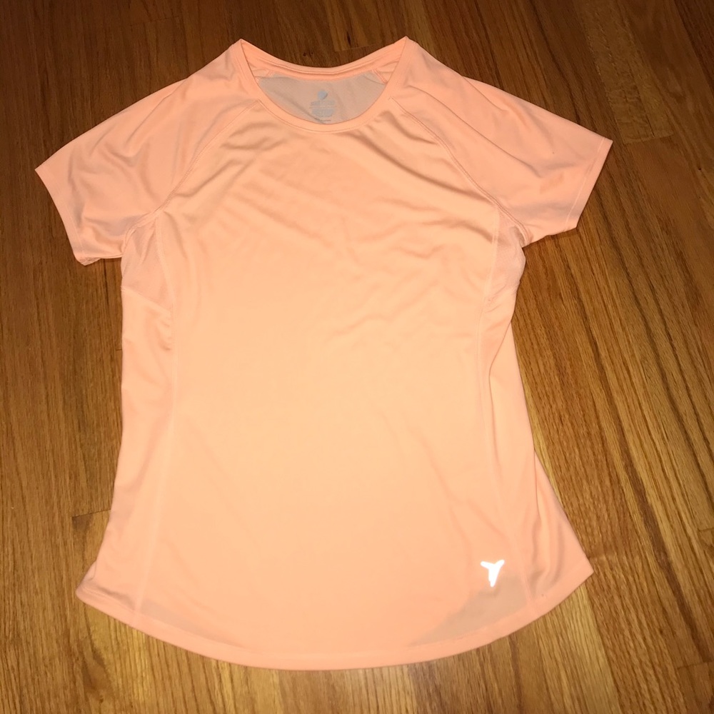 Orange activewear shirt